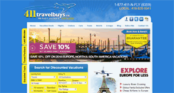 Desktop Screenshot of 411travelbuys.ca